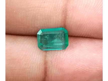 1.16ct Zambian Emerald , 100% Natural Earth Mined Gemstone - SMSGEMS 