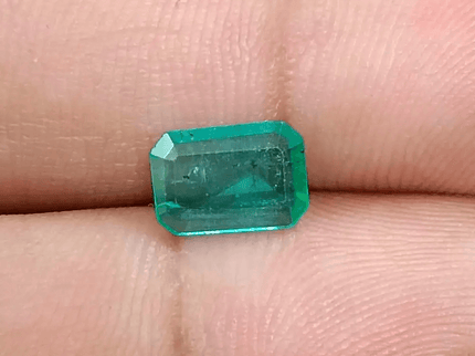 1.16ct Zambian Emerald , 100% Natural Earth Mined Gemstone - SMSGEMS 