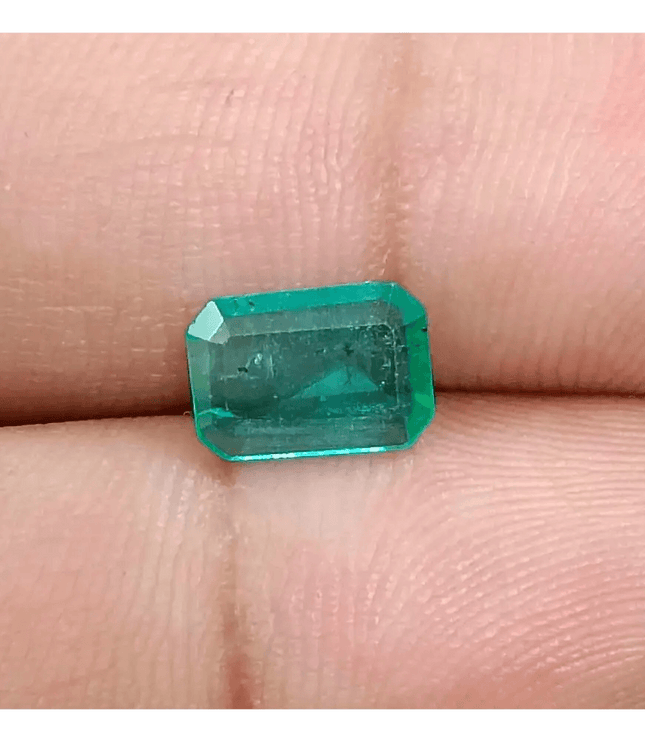 1.16ct Zambian Emerald , 100% Natural Earth Mined Gemstone - SMSGEMS 
