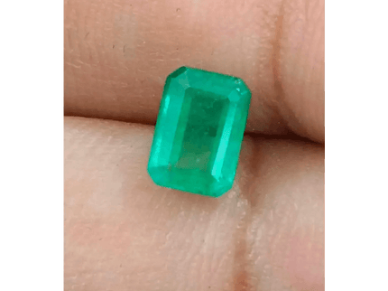 1.16ct Vivid Green Panjshir Emerald , 100% Natural Earth Mined Gemstone - SMSGEMS 