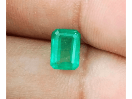 1.16ct Vivid Green Panjshir Emerald , 100% Natural Earth Mined Gemstone - SMSGEMS 