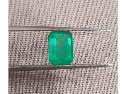 1.16ct Vivid Green Panjshir Emerald , 100% Natural Earth Mined Gemstone - SMSGEMS 