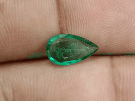 1.19ct Vivid Green Emerald, 100% Natural Earthmined Gem - SMSGEMS 