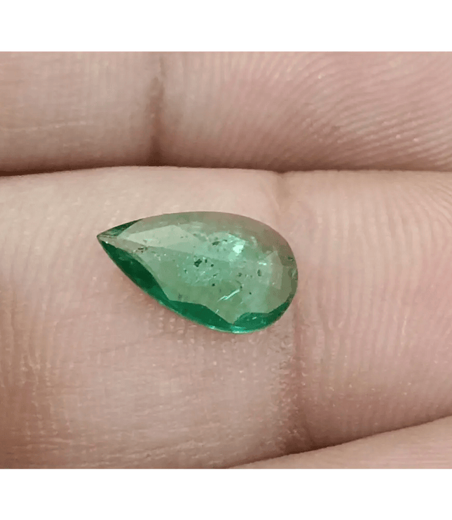 1.19ct Vivid Green Emerald, 100% Natural Earthmined Gem - SMSGEMS 