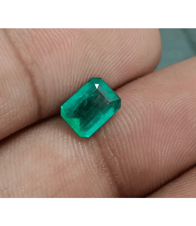 1.22ct Zambian Emerald, 100% Natural Gem - SMSGEMS 