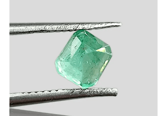 1.27ct Zambian Emerald , 100% Natural Gem - SMSGEMS 
