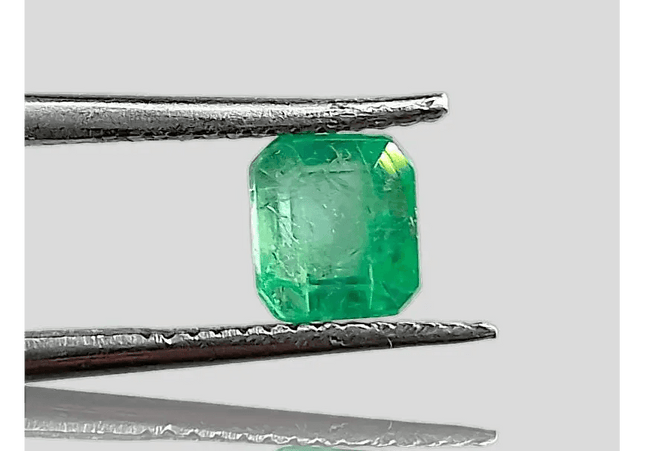 1.27ct Zambian Emerald , 100% Natural Gem - SMSGEMS 