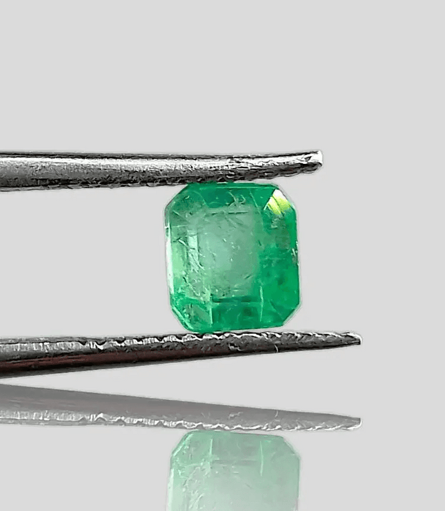 1.27ct Zambian Emerald , 100% Natural Gem - SMSGEMS 