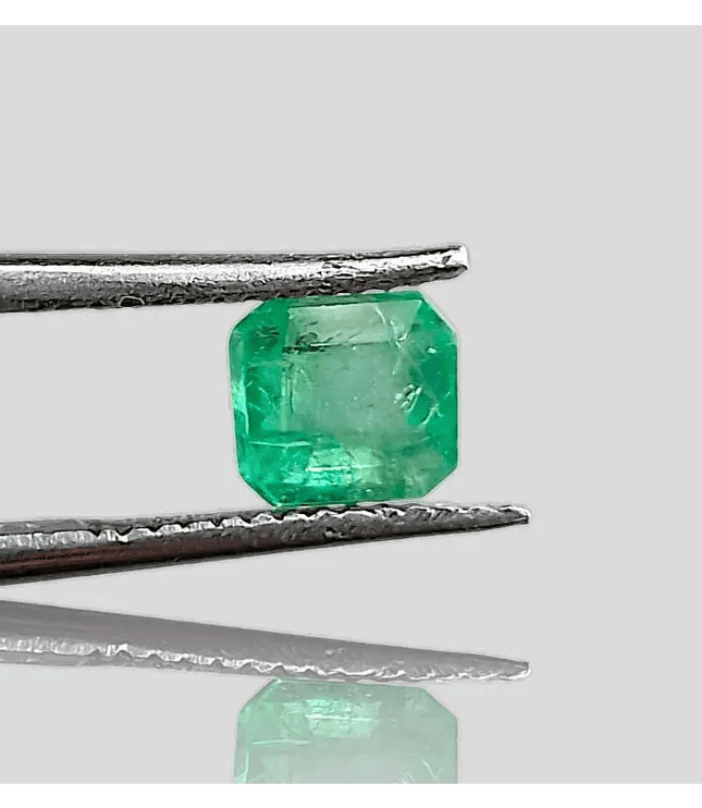 1.27ct Zambian Emerald , 100% Natural Gem - SMSGEMS 