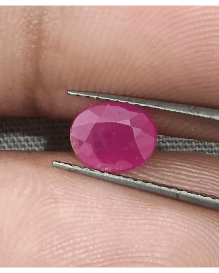 1.30ct Mozambique Ruby, Natural Untreated Gemstone - SMSGEMS 