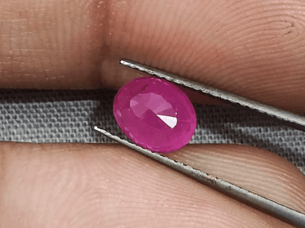 1.30ct Mozambique Ruby, Natural Untreated Gemstone - SMSGEMS 