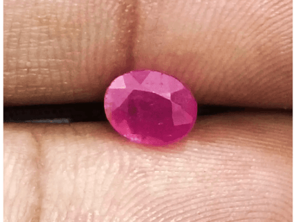 1.30ct Mozambique Ruby, Natural Untreated Gemstone - SMSGEMS 