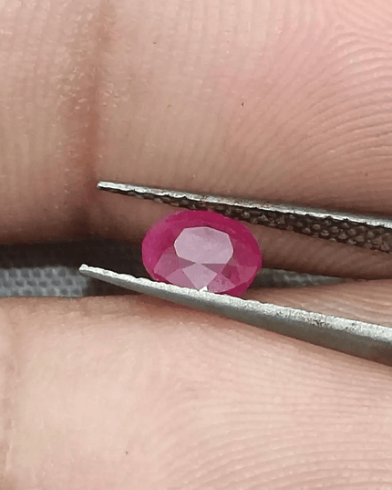 1.30ct Mozambique Ruby, Natural Untreated Gemstone - SMSGEMS 