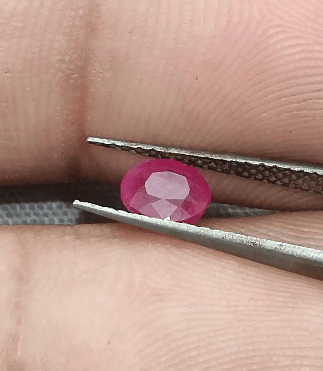 1.30ct Mozambique Ruby, Natural Untreated Gemstone - SMSGEMS 