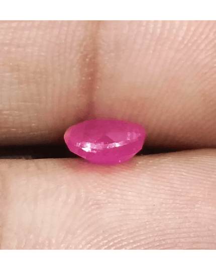 1.30ct Mozambique Ruby, Natural Untreated Gemstone - SMSGEMS 