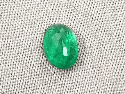 1.31ct Vivid Green Zambian Emerald, Natural Earth Mined Gemstone - SMSGEMS 