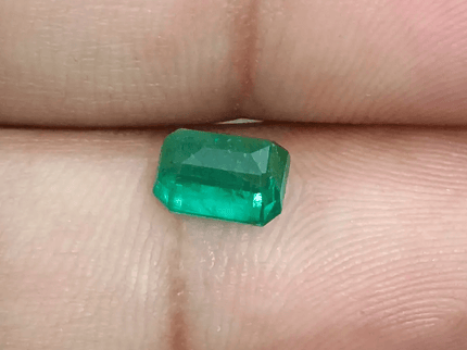 1.33ct Medium Deep Green Panjshir Emerald, Natural Gemstone - SMSGEMS 