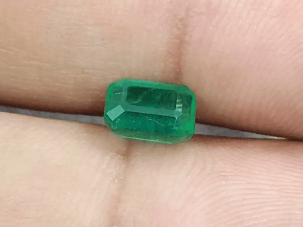 1.33ct Medium Deep Green Panjshir Emerald, Natural Gemstone - SMSGEMS 