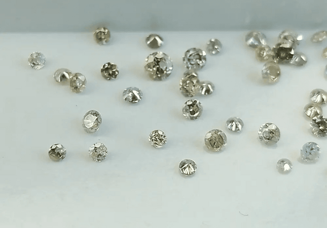 1.34ct faint to Fancy light Color natural untreated Diamond Parcel. - SMSGEMS 