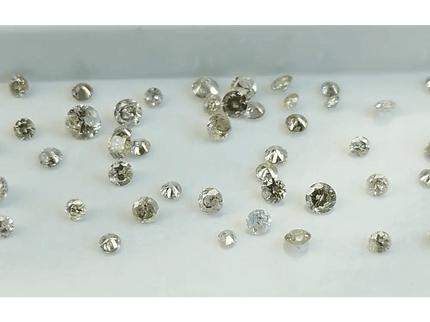 1.34ct faint to Fancy light Color natural untreated Diamond Parcel. - SMSGEMS 