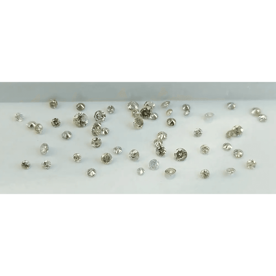 1.34ct faint to Fancy light Color natural untreated Diamond Parcel. - SMSGEMS 