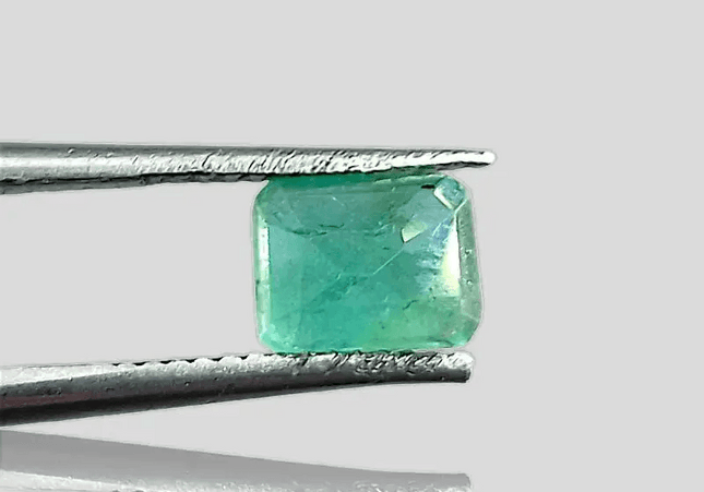 1.35ct Zambian Emerald , 100% Natural Gem - SMSGEMS 