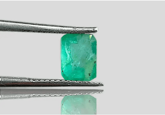 1.35ct Zambian Emerald , 100% Natural Gem - SMSGEMS 