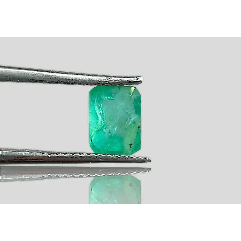 1.35ct Zambian Emerald , 100% Natural Gem - SMSGEMS 