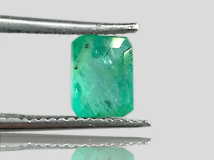 1.35ct Zambian Emerald , 100% Natural Gem - SMSGEMS 