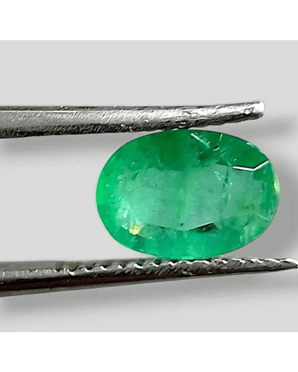 1.35ct Vivid Green Emerald, 100% Natural Gem - SMSGEMS 