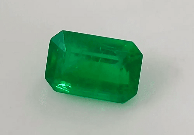 1.40ct AAA Colombian Emerald certified By GSI, Natural Gemstone - SMSGEMS 