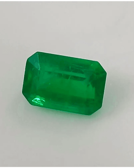 1.40ct AAA Colombian Emerald certified By GSI, Natural Gemstone - SMSGEMS 