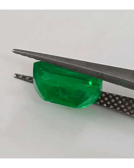 1.40ct AAA Colombian Emerald certified By GSI, Natural Gemstone - SMSGEMS 