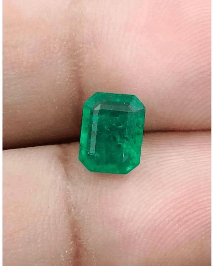 1.42ct Deep Green Swat Emerald, Natural Earth Mined Gemstone - SMSGEMS 