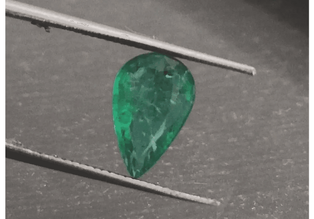 1.42ct Deep Vivid Green Emerald, 100% Natural Gem - SMSGEMS 