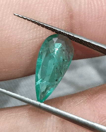 1.44ct Zambian Emerald, 100% Natural Earth mined Gem - SMSGEMS 