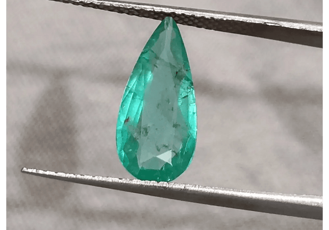 1.44ct Zambian Emerald, 100% Natural Earth mined Gem - SMSGEMS 
