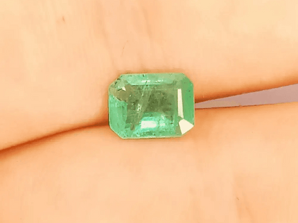 1.45ct Ethiopian Emerald , 100% Natural Gem - SMSGEMS 