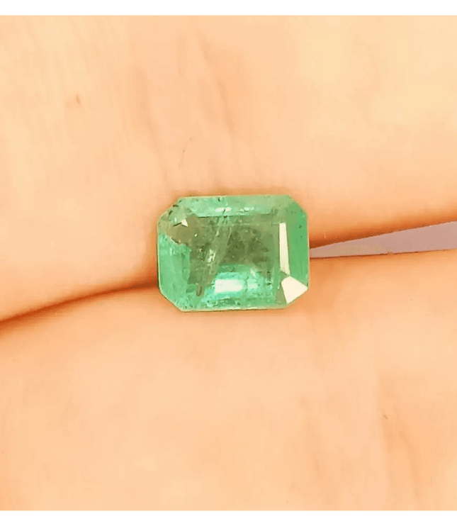 1.45ct Ethiopian Emerald , 100% Natural Gem - SMSGEMS 