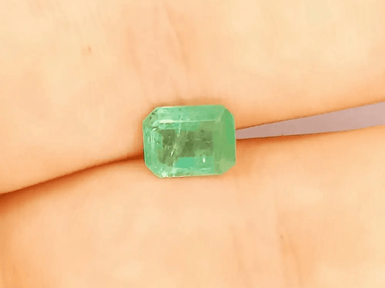 1.45ct Ethiopian Emerald , 100% Natural Gem - SMSGEMS 