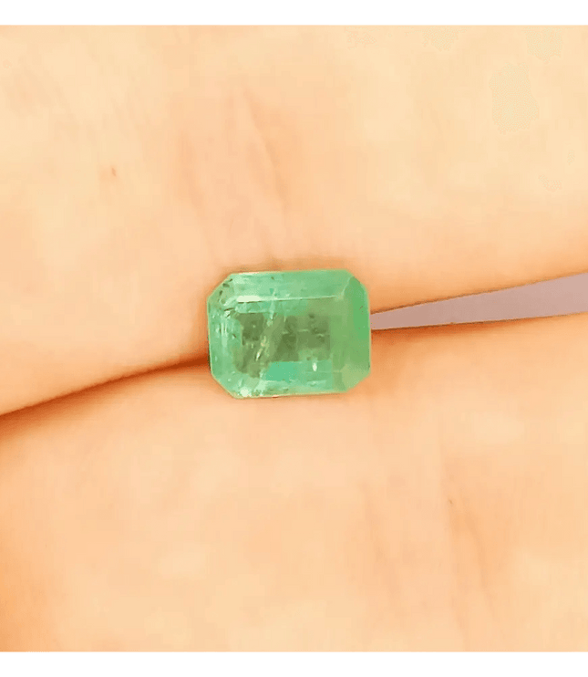 1.45ct Ethiopian Emerald , 100% Natural Gem - SMSGEMS 