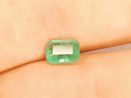 1.45ct Ethiopian Emerald , 100% Natural Gem - SMSGEMS 