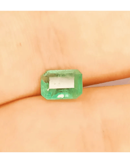 1.45ct Ethiopian Emerald , 100% Natural Gem - SMSGEMS 