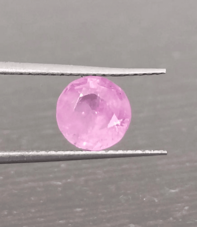1.48ct Certified Pink Ceylon Sapphire, Natural untreated Gemstone - SMSGEMS 