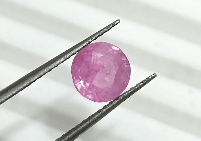 1.48ct Certified Pink Ceylon Sapphire, Natural untreated Gemstone - SMSGEMS 