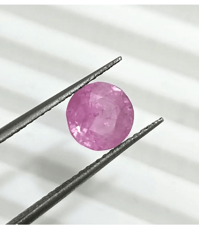 1.48ct Certified Pink Ceylon Sapphire, Natural untreated Gemstone - SMSGEMS 