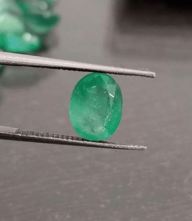 1.50ct Vivid Green Ethiopian Emerald, Natural Gem - SMSGEMS 