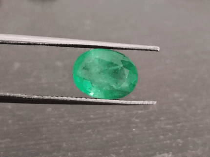 1.50ct Vivid Green Ethiopian Emerald, Natural Gem - SMSGEMS 