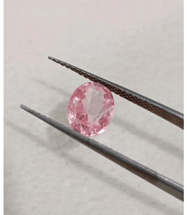 1.51ct IGI Certified Sunrise Padparadscha Sapphire, Natural unheated Gemstone - SMSGEMS 