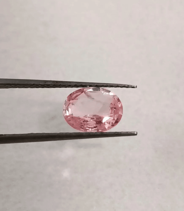 1.51ct IGI Certified Sunrise Padparadscha Sapphire, Natural unheated Gemstone - SMSGEMS 